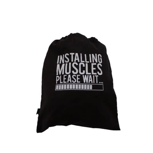Rucksack Jutebeutel Turnbeutel Hipster Installing Muscles