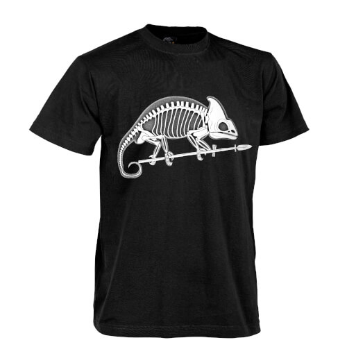 Helikon-Tex T-Shirt Chameleon Skeleton Schwarz