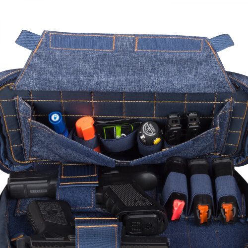 Double Pistol Wallet -Nylon- Melange Black-Grey