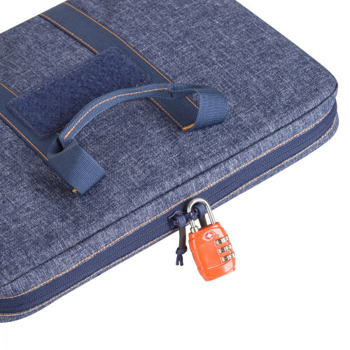 Double Pistol Wallet -Nylon- Melange Blue