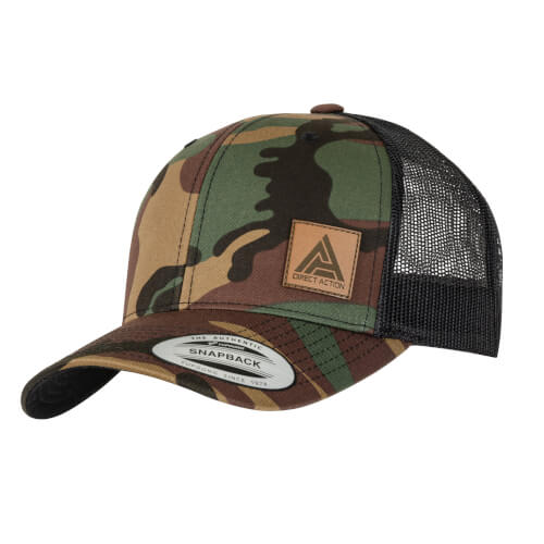 Direct Action Retro Trucker Cap Woodland/Black